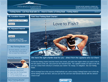 Tablet Screenshot of fishingcharter.boatbookings.com